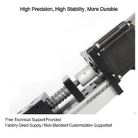 PINSI 100-900mm Charge 35kg Haute précision Vis à billes électrique Guide linéaire Actionneur Moteur pas à pas CNC Table coulissante linéaire
