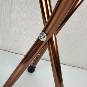 Walking Stick With <b>Light</b> Copper Handle Non Slip Grip For Outdoor Use - Product Image 2