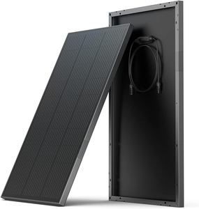 フルブラック50W 100W 150W <span class=keywords><strong>200W</strong></span>オフグリッドソーラーパネルPERC HJT Mono 12V 24Vバッテリー充電システム用 - Product Image 1