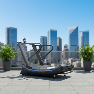 Tapis roulant manuel commercial pour salle de sport et usage domestique, équipement de fitness durable, matériel sportif professionnel - Product Image 1