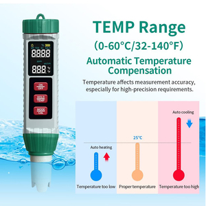Medidor Digital de Salinidad, <span class=keywords><strong>pH</strong></span>, EC, Temperatura y TDS 5 en 1, Probador de Calidad del Agua para Piscinas, Agua Potable, Acuarios, Hidroponía, Jacuzzis y Spas - Product Image 6
