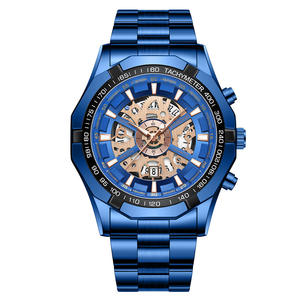 Montre pour homme de haute qualité, prix d'usine, logo personnalisé, acier inoxydable de haute qualité, mouvement à quartz étanche 3ATM - Product Image 2