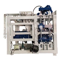 Máquina Automática para Bloques de Cemento QT10-15 con Control PLC