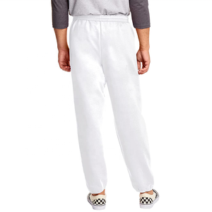 Wholesale OEM Winter Casual Comfortable Trackpants Blank Sweatpants Custom Jogging Pants Printing Fleece <strong>White</strong> Sweat <strong>Jogger</strong> Men - Product Image 2