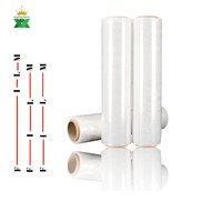 Usine chinoise Film étirable à la main 45cm X 1500 pieds expédition film plastique transparent