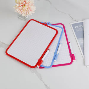 Tablero de borrado en seco magnético <span class=keywords><strong>A4</strong></span>/A3 de doble cara y tablero de dibujo de plástico blanco pequeño Popular en las escuelas Apelación masiva - Product Image 2