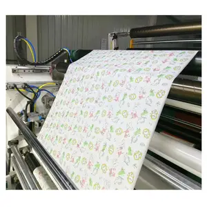 Einweg-Kind-Lätzchen Stoffrückseite Blatt Polyethylen Rohmaterial Druckpapier Abendessen verkauf