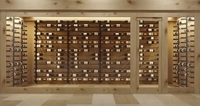 Support de bouteille de vin en métal personnalisé