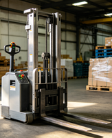 Gerbeur électrique autoporté Worui CDD-ZJSTS 2 tonnes, mât 4000 mm, batterie plomb-acide, pneus polyuréthane 1200 mm, 4 km/h, propulsion arrière, usage intérieur