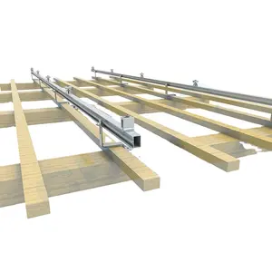 2100mm Solar Mounting Rail CK-4R/43R Support Solar Panel 10 Years #43 Rail Normal Alu 6005-T5 1.8KN/M2 60M/S CHIKO