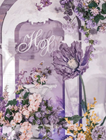 EG-A236 Bestseller Lila Rosen-Blumenstrauß Künstliche Blumen Seiden-Pfingstrosen Heim- und Hochzeitsdekoration