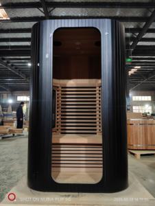 Moderne Verre Infrarood <span class=keywords><strong>Sauna</strong></span> Houten Hemlock Ceder Saunaruimte - Product Image 2