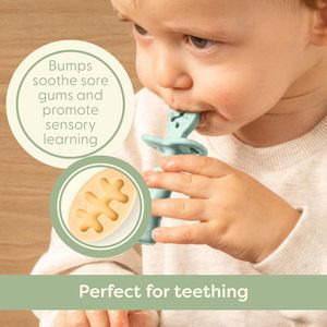 Soft Silicone Baby Feeding <strong>Spoon</strong> with Anti-Choke Barrier for First Stage Led <strong>Weaning</strong> Gentle Training for Toddlers - Product Image 6