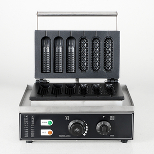 <span class=keywords><strong>Gaufrier</strong></span> électrique antiadhésif <span class=keywords><strong>professionnel</strong></span> commercial à 6 trous <span class=keywords><strong>gaufrier</strong></span> en forme de maïs - Product Image 1