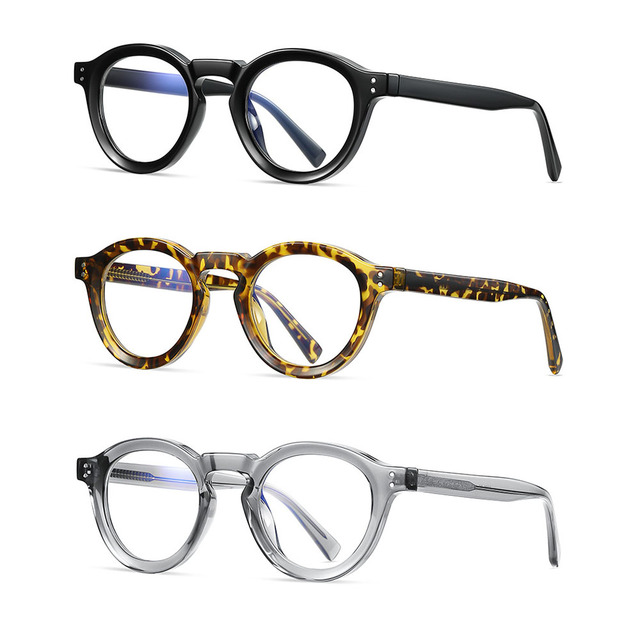 Retro Glasses Eyeglasses Frame Classic Round High Quality Anti Blue Blcking Glasses Frame