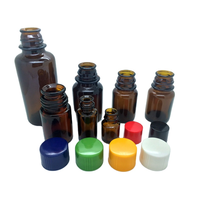 5ml 10ml 15ml 1oz 30ml 60ml 125ml marron ambre large cloche bouteilles en verre pour saveurs parfum diffuseur arôme huile essentielle