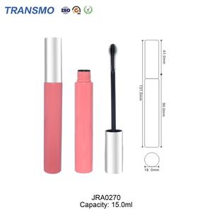 Custom Logo Eyeliner Tube Empty <b>Clear</b> Mascara <b>Container</b> with Screw Cap for Mascara and Brushes <b>Storage</b> - Product Image 2