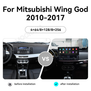 Mookaka 12.3แอนดรอยด์วิทยุรถยนต์ระบบนำทางเครื่องเล่นดีวีดีระบบแอนดรอยด์13ระบบสำหรับมิตซูบิชิวิง2010-2017 - Product Image 2