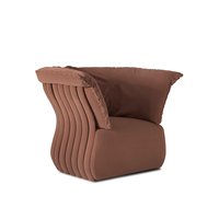 Canapé d'angle de luxe en cuir véritable italien, canapé confortable en tissu velours de luxe, fauteuil de luxe