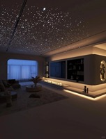 Constellations modernes personnalisables Panneau de gypse à intensité variable Plafond de ciel étoilé facile à installer pour les chambres et les hôtels