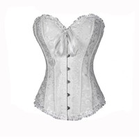 Corset amincissant sans couture en polyester, sans bords roulés, avec laçage vintage, pour femme