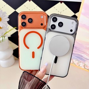 Funda Transparente para Teléfono con Atracción Magnética, Color Macaron, para iPhone 17 16 15 14 13 12 Pro Max, Resistente a Impactos - Product Image 4