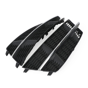Pour <span class=keywords><strong>Audi</strong></span> <span class=keywords><strong>A6</strong></span> C7 S-Line 2016-2018 Grille de pare-chocs avant 4G0807681AN 4G0807682AN Grille de <span class=keywords><strong>calandre</strong></span> inférieure Chrome noir - Product Image 4