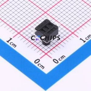 BX-TS-26-45456TT Tactile Switch SMD-4P,4.5x4.5mm Switch Single Pole Single Throw Round Button 2.6N Vertical Mount - Product Image 2