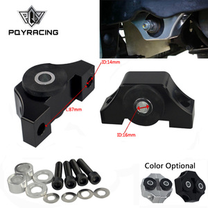Poyracing Engine Mount <b>Bracket</b> 14mm 16mm Id For Honda Civic EK EG Black <b>Silver</b> Color Optional - Product Image 1