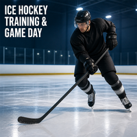 Bâton de hockey en gros 100% fibre de carbone 65-68 pouces Sr pour les distributeurs, les clubs et les magasins de sport, OEM personnalisé