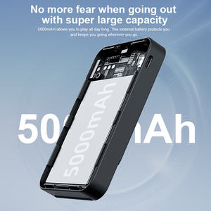 Nouveau Produit 2026 <span class=keywords><strong>Populaire</strong></span> OEM Personnalisé Cadeau Power Bank 5000mAh Batterie Accessoire Téléphone Portable avec Porte-Cartes - Product Image 6