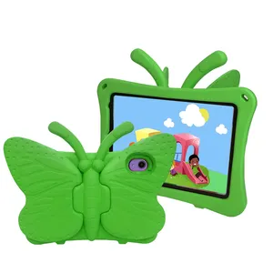 畅销儿童iPad迷你6 8.3英寸表壳无毒伊娃蝴蝶设计全身盖支架儿童表壳