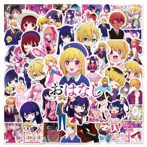 Série complète de 50 autocollants japonais mignons d'anime <span class=keywords><strong>Oshi</strong></span> <span class=keywords><strong>No</strong></span> Ko pour ordinateur portable, bagages, bricolage - Product Image 3