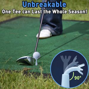 Tees <span class=keywords><strong>de</strong></span> tapis <span class=keywords><strong>de</strong></span> golf réglables Tee <span class=keywords><strong>de</strong></span> plage en caoutchouc incassable pour practise et simulateur - Product Image 4