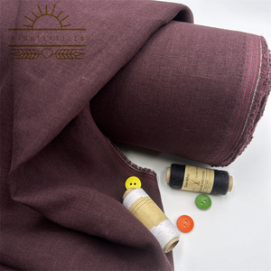 Skygen schwer 200g/m² 100 Leinenstoff 94 Farben Textil Leinen 100% Leinen Stoff schwerer Stoff - Product Image 4