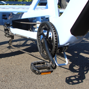 Triciclo Eléctrico de 3 Ruedas con Suspensión Delantera, Bicicleta de Carga Familiar, Triciclo con Llantas Gruesas, Triciclo Eléctrico para 2 Personas para Turismo - Product Image 4