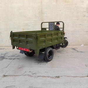 Triciclo Motorizado de 5 Ruedas de 300 cc Verde de Alta Resistencia, Triciclo de Carga para Agricultura - Product Image 2