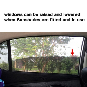 Universel été isolation <span class=keywords><strong>voiture</strong></span> noir maille <span class=keywords><strong>voiture</strong></span> fenêtre pare-soleil chaussettes fenêtre latérale Anti-moustique <span class=keywords><strong>voiture</strong></span> pare-soleil couverture rideau - Product Image 3