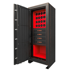 20スロット時計ワインダーボックス自動大型安全セキュリティボックスジュエリー引き出しCaja Fuerteキャビネット金庫ホームオフィス金庫用 - Product Image 5