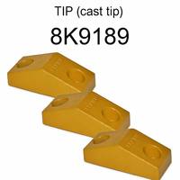 Dent de godet compacteur pour pelle 8K9189, modèle 815, 7 kg, outil de travail du sol robuste, pointe en fonte haute résistance de remplacement
