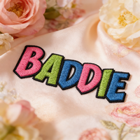 Gros Grand Logo Personnalisé Serviette Broderie Chenille Lettre Patchs Fer sur Presse À Chaud Personnalisé Chenille Patches Alphabet