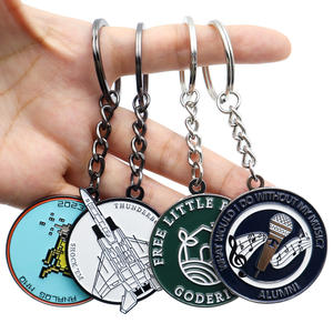 Factory Price Custom logo Sports KeyChains Metal Soft Enamel logo <strong>Keychain</strong> - Product Image 1