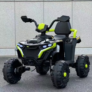 <span class=keywords><strong>Quad</strong></span> électrique en plastique pour enfants, moto tout-terrain à quatre roues avec batterie rechargeable à double entraînement pour les enfants de 1 à 8 ans - Product Image 2