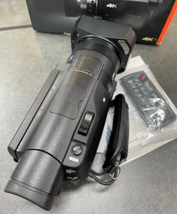 Caméra d'occasion FDR AX100E 4K haute définition avec objectif ZEISS, petite caméra portable - Product Image 1