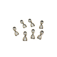 Jade pendentif clip boucle Melon graine boucle cuivre 3mm/5mm/6mm/8mm bricolage Jade pendentif bijoux boucle