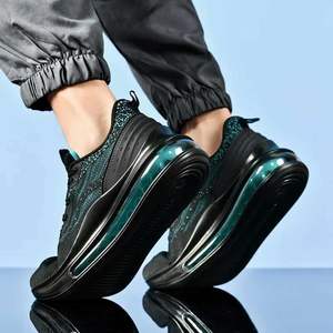 Chaussures de sport décontractées toutes saisons pour hommes, légères et confortables, avec amorti, pour la course et la marche en extérieur, doublure en maille tendance - Product Image 2