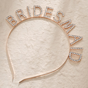 Diadema de novia de aleación al por mayor, diadema para novia para ser Tiara, diadema hecha para novia, diademas de cristal para boda - Product Image 3