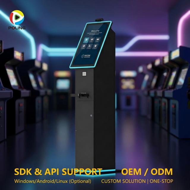 Self-Service Sports Betting Kiosk with TITO Support Cash Payout Machine & API/SDK Integration for Sportsbook Terminal