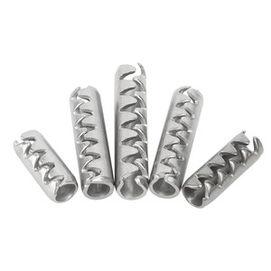 <span class=keywords><strong>Ss</strong></span> 304 Hollow răng chốt rãnh mùa xuân <span class=keywords><strong>pin</strong></span> đen răng vẫy răng hình trụ rãnh mùa xuân pins - Product Image 1