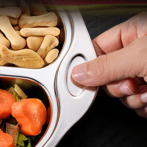 इकिसिसिटेबल फूड ग्रेड फास्ट फूड प्लेट स्कूल बच्चों 4/5 कंपार्टमेंट मेस स्टेनलेस स्टील सेशनल प्लेट्स - Product Image 5